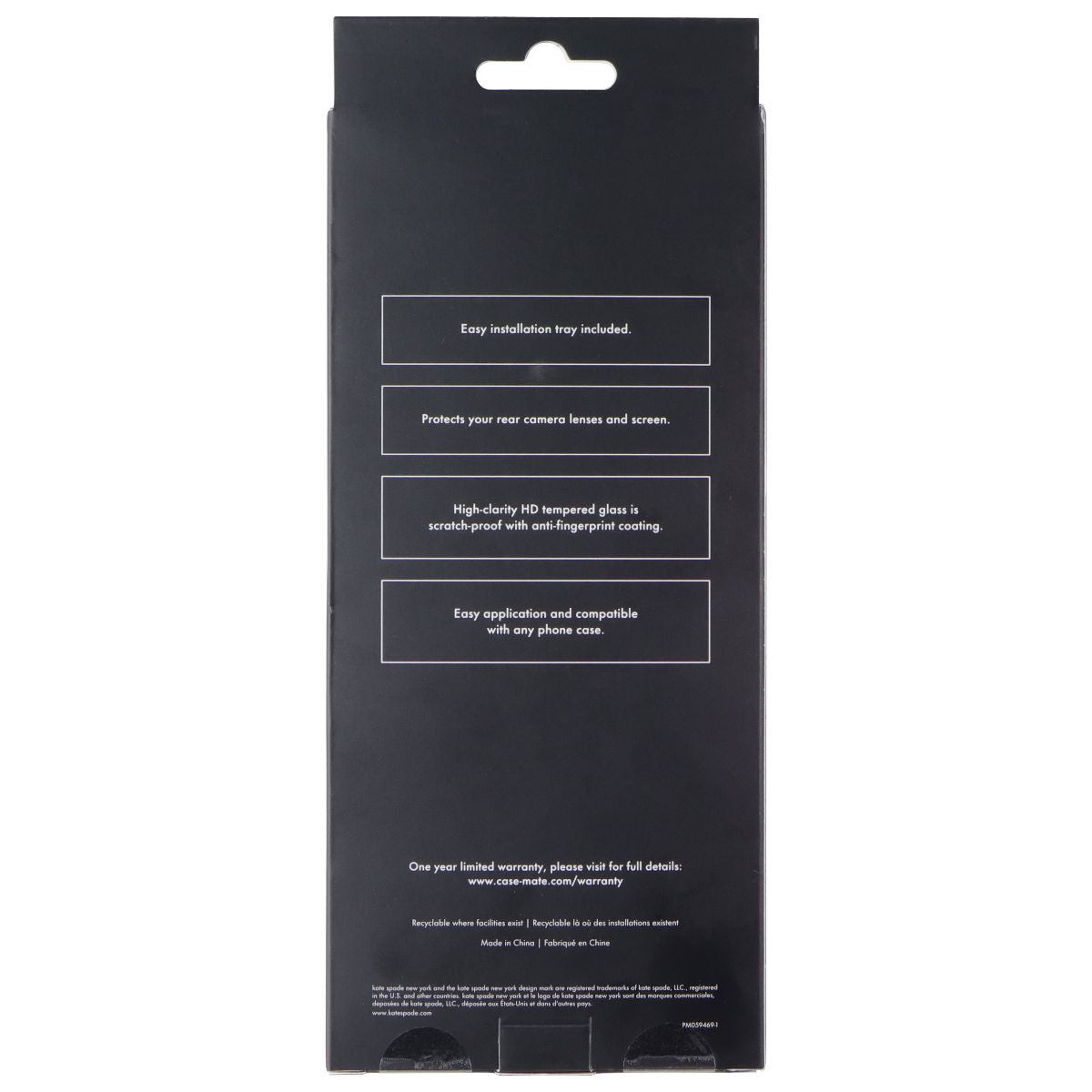 Kate Spade Screen and Lens Protectors for iPhone 17 Pro Max - Set in Stone Gold Cell Phone - Screen Protectors Kate Spade - Simple Cell Bulk Wholesale Pricing - USA Seller