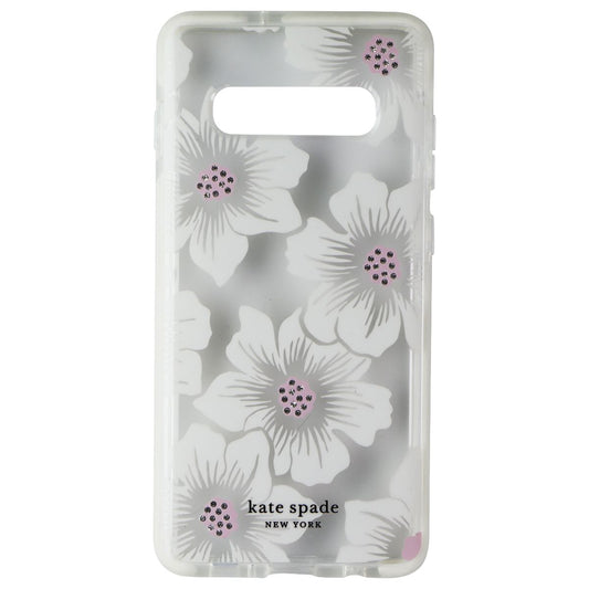 Kate Spade Defensive Hardshell Case for Galaxy (S10+) - Hollyhock Cream / Clear