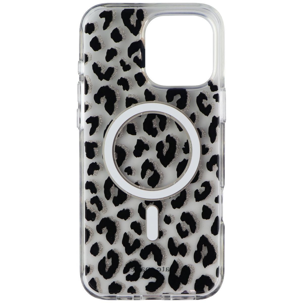 Kate Spade Protective Case for MagSafe for iPhone 16 Pro Max - Glitter Leopard Cell Phone - Cases, Covers & Skins Kate Spade - Simple Cell Bulk Wholesale Pricing - USA Seller