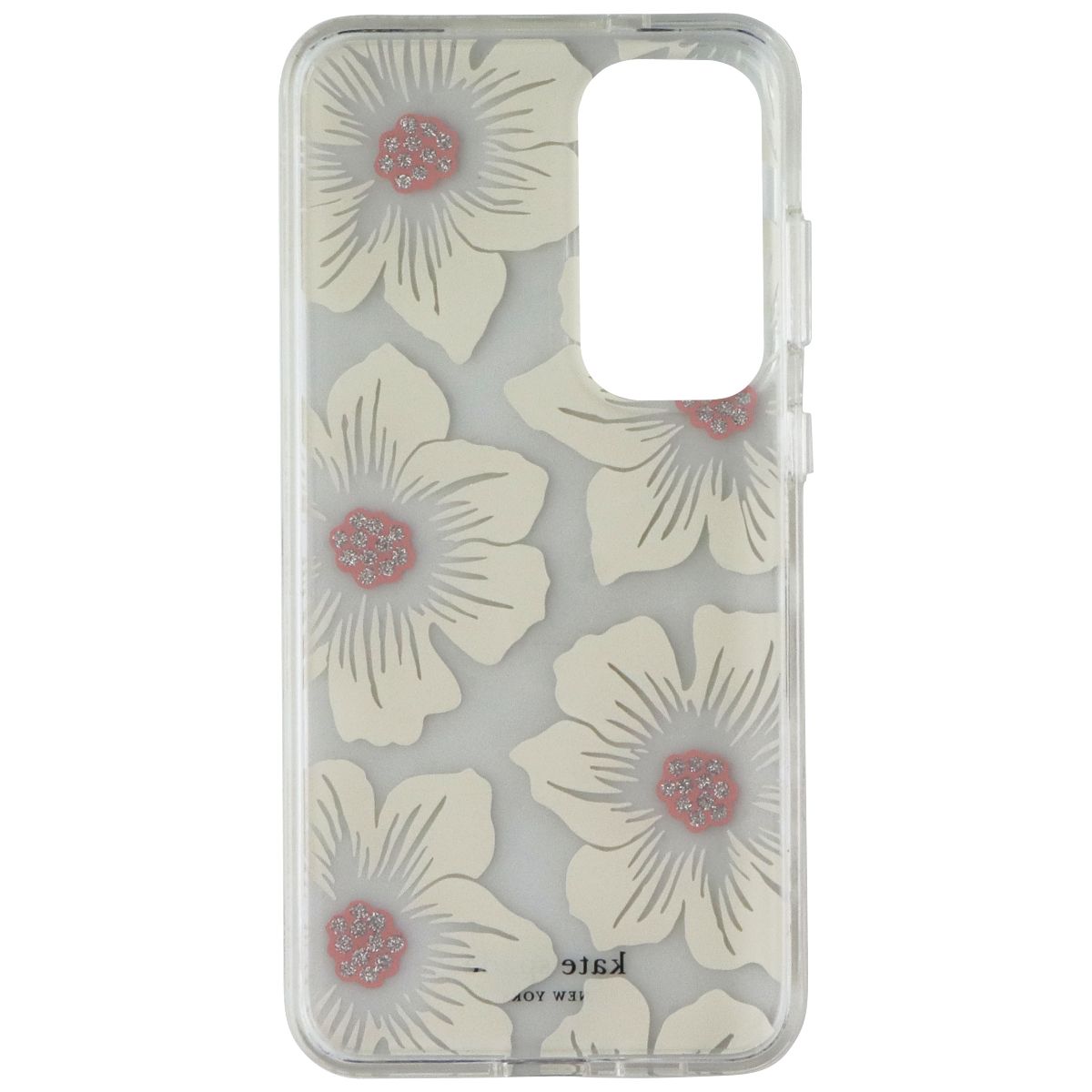 Kate Spade New York Case for Samsung Galaxy S24+ (Plus) - Hollyhock Cream Cell Phone - Cases, Covers & Skins Kate Spade - Simple Cell Bulk Wholesale Pricing - USA Seller