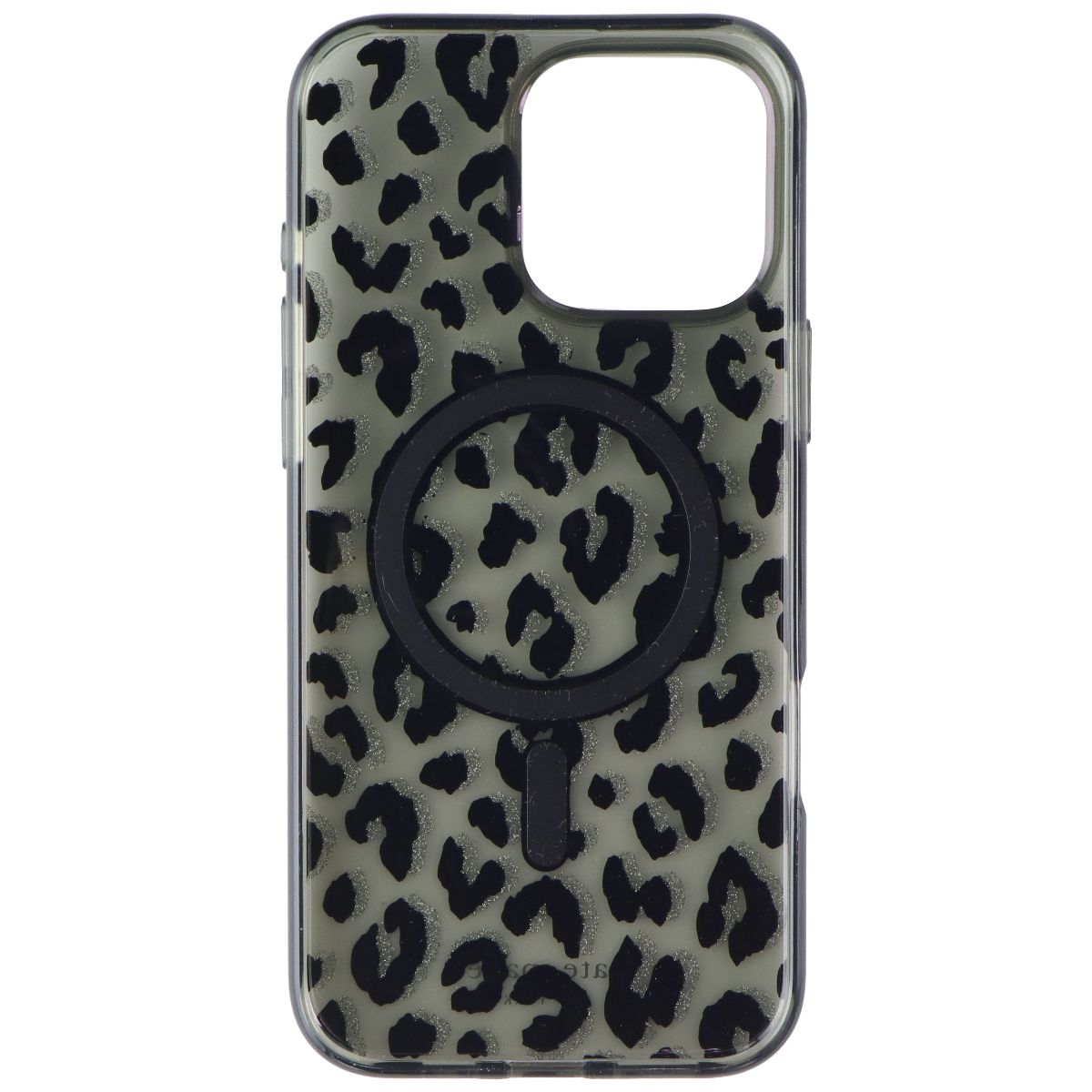Kate Spade Protective Case for MagSafe for iPhone 16 Pro Max - Black Leopard Cell Phone - Cases, Covers & Skins Kate Spade - Simple Cell Bulk Wholesale Pricing - USA Seller
