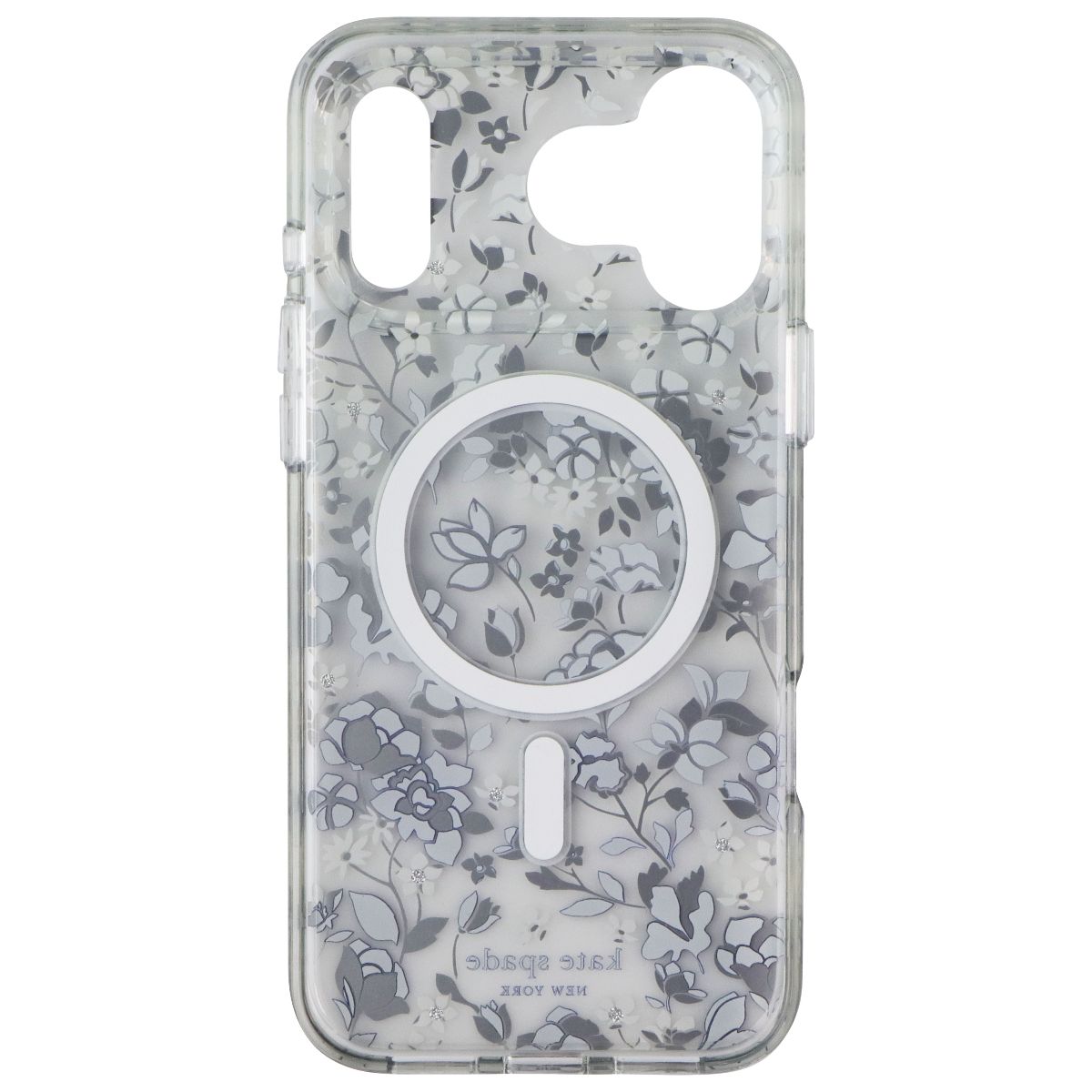Kate Spade Protective Case (MagSafe) for iPhone 17 Pro Max - Flowerbed Blue Gems Cell Phone - Cases, Covers & Skins Kate Spade - Simple Cell Bulk Wholesale Pricing - USA Seller