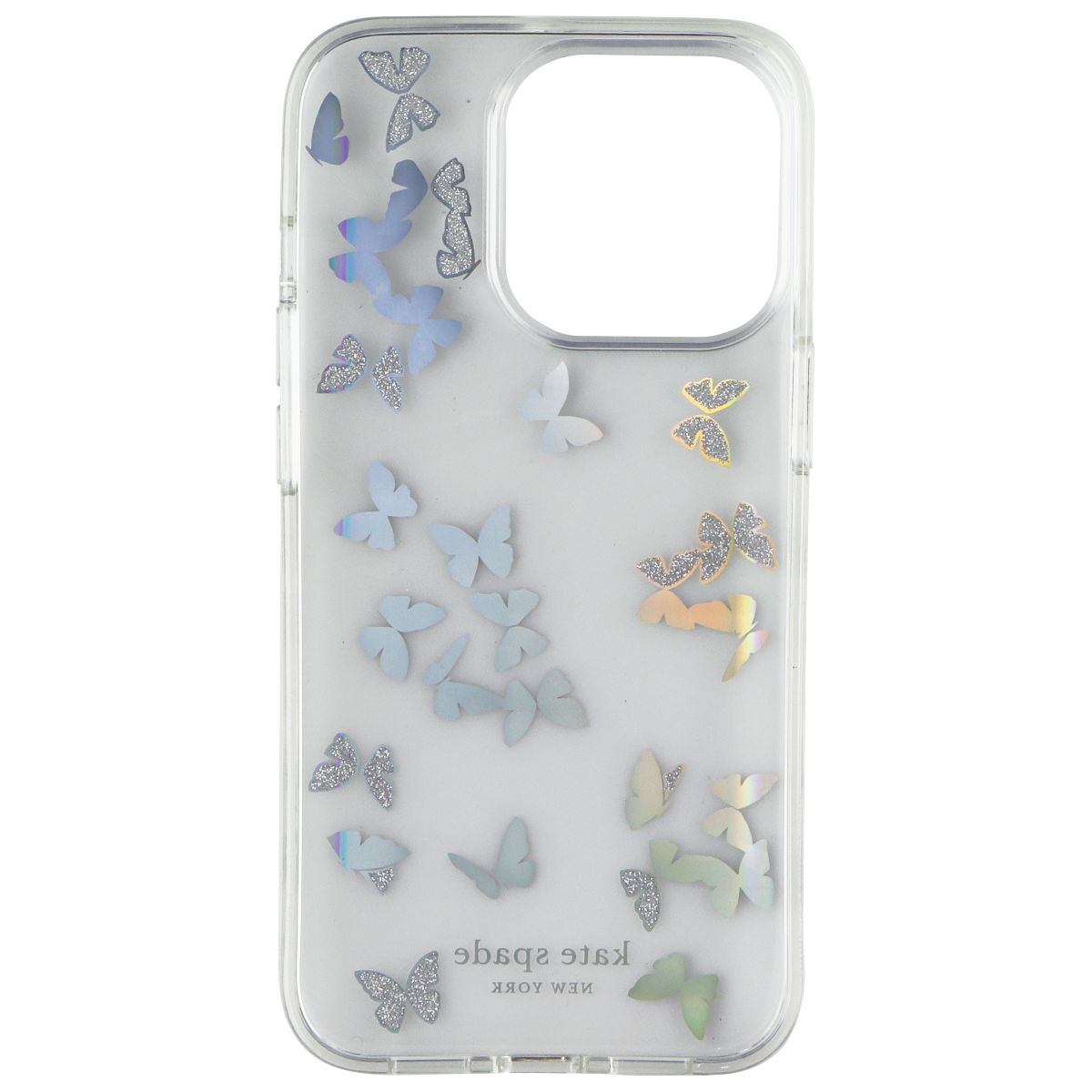 Kate Spade Protective Hardshell Case for iPhone 13 Pro - Butterfly Iridescent Cell Phone - Cases, Covers & Skins Kate Spade - Simple Cell Bulk Wholesale Pricing - USA Seller