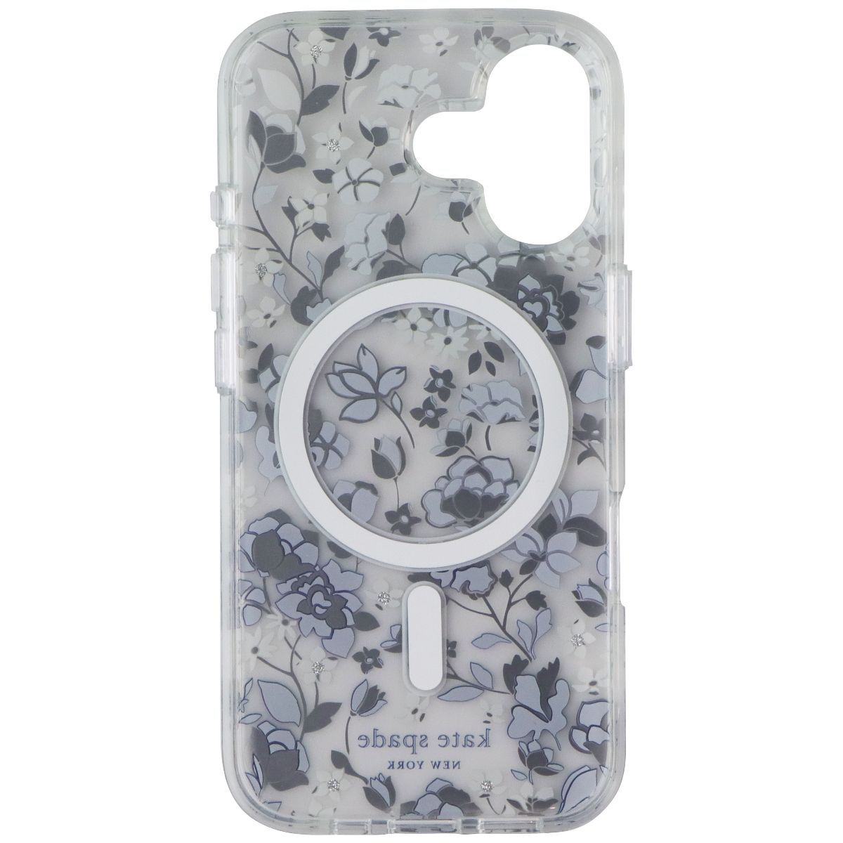 Kate Spade Protective Case for MagSafe for Apple iPhone 17 - Flowerbed Blue Gems Cell Phone - Cases, Covers & Skins Kate Spade - Simple Cell Bulk Wholesale Pricing - USA Seller