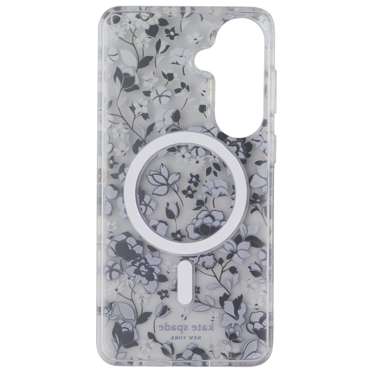 Kate Spade Protective Magnetic Case for Galaxy S26+ (Plus) - Flowerbed Blue Gems