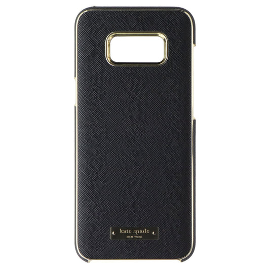 Kate Spade NY Wrap Series Case for Galaxy S8+ (S8 Plus) - Saffiano Black - Gold Cell Phone - Cases, Covers & Skins Kate Spade - Simple Cell Bulk Wholesale Pricing - USA Seller