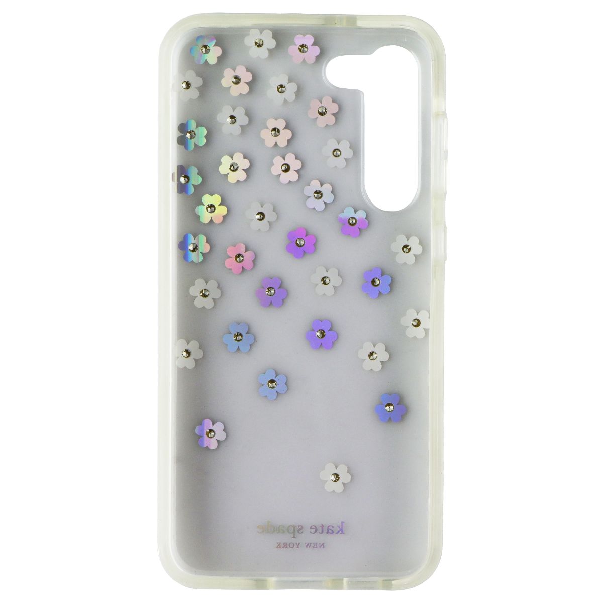 Kate Spade Defensive Hardshell Case for Galaxy (S23+) - Scattered Flower/Irides Cell Phone - Cases, Covers & Skins Kate Spade - Simple Cell Bulk Wholesale Pricing - USA Seller