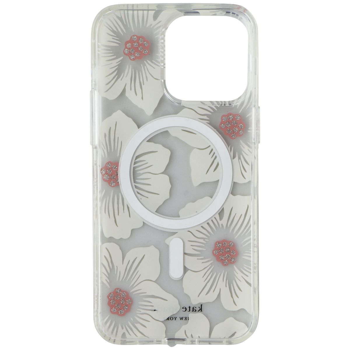 Kate Spade Case for MagSafe for Apple iPhone 15 Pro Max - HollyHock Cream Cell Phone - Cases, Covers & Skins Kate Spade - Simple Cell Bulk Wholesale Pricing - USA Seller