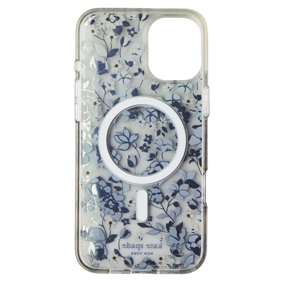 Kate Spade Protective Case for MagSafe for iPhone 16 Plus - Flowerbed Blue Gems Cell Phone - Cases, Covers & Skins Kate Spade - Simple Cell Bulk Wholesale Pricing - USA Seller
