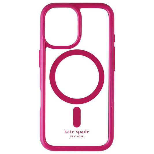 Kate Spade Ultra Protective Case for MagSafe for Apple iPhone 16 - Pink/Clear
