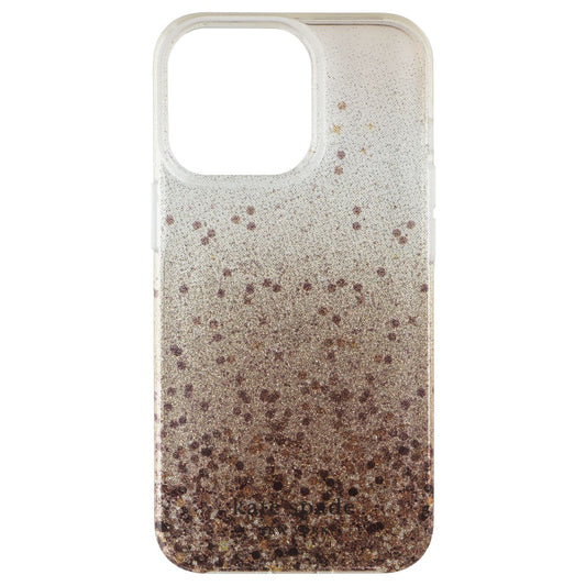 Kate Spade Hardshell Case for Apple iPhone 13 Pro - Chunky Glitter Champagne Cell Phone - Cases, Covers & Skins Kate Spade - Simple Cell Bulk Wholesale Pricing - USA Seller
