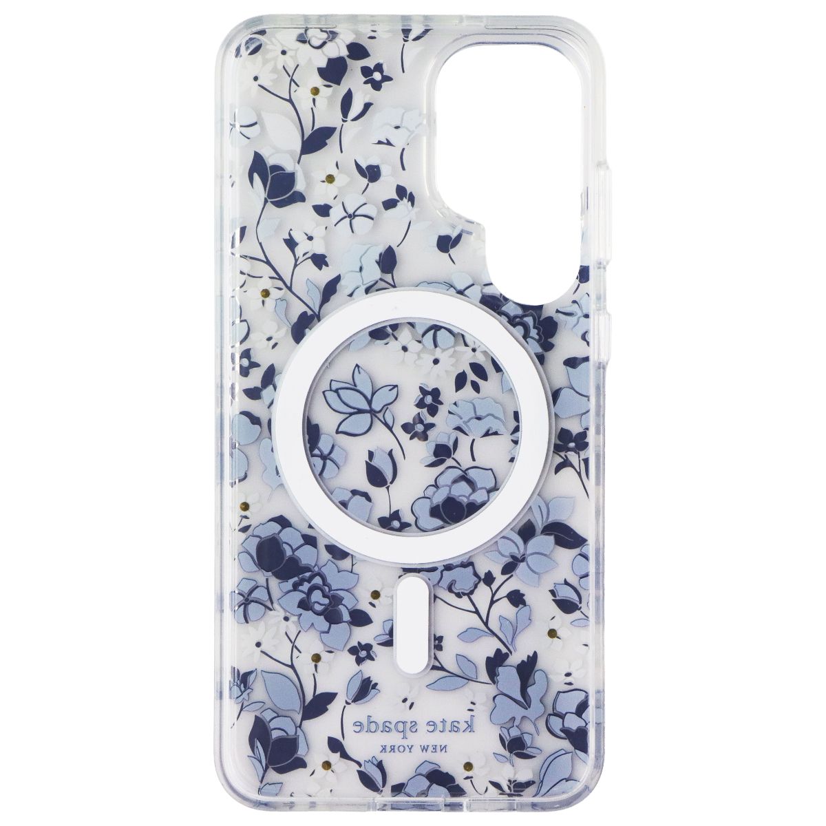 Kate Spade Protective Case (Magnetic) for Galaxy (S25+) - Flowerbed Blue Gems Cell Phone - Cases, Covers & Skins Kate Spade - Simple Cell Bulk Wholesale Pricing - USA Seller