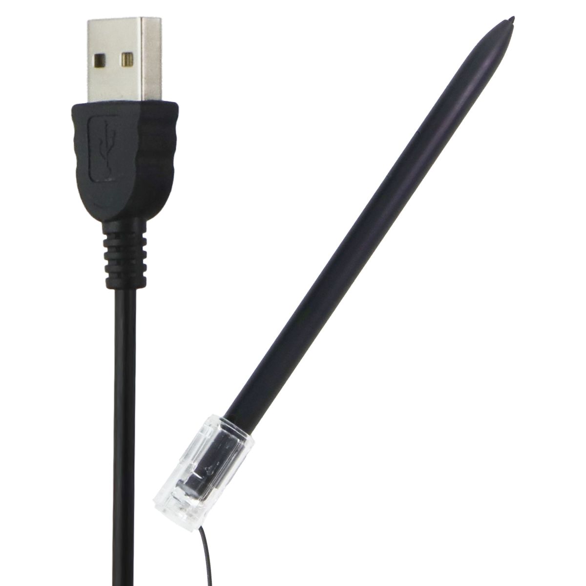 Kumoh S Pen Cradle (Tab) w/ Stylus and Built-In USB-A Connector - Black MPC-021V