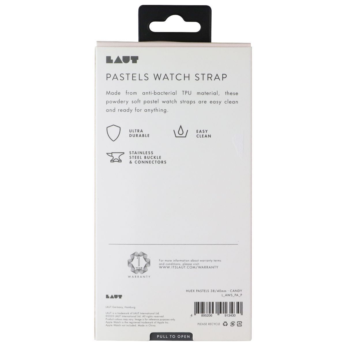 Laut Huex Pastels Watch Strap for Apple Watch Series 1-5 (38/40mm) - Candy