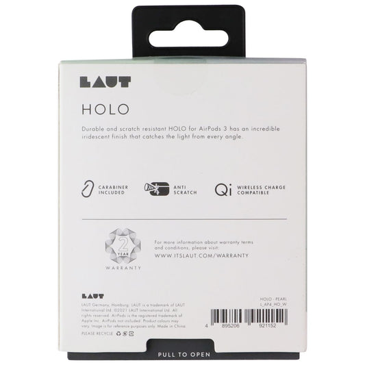 Laut Holo Series Case for Apple AirPods 3 - Pearl Parts & Accessories - Headsets Laut - Simple Cell Bulk Wholesale Pricing - USA Seller