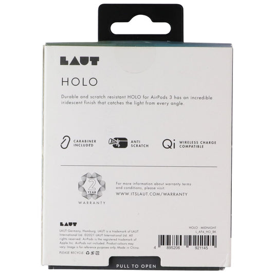 Laut Holo Series Case for Apple AirPods 3 - Midnight Parts & Accessories - Headsets Laut - Simple Cell Bulk Wholesale Pricing - USA Seller