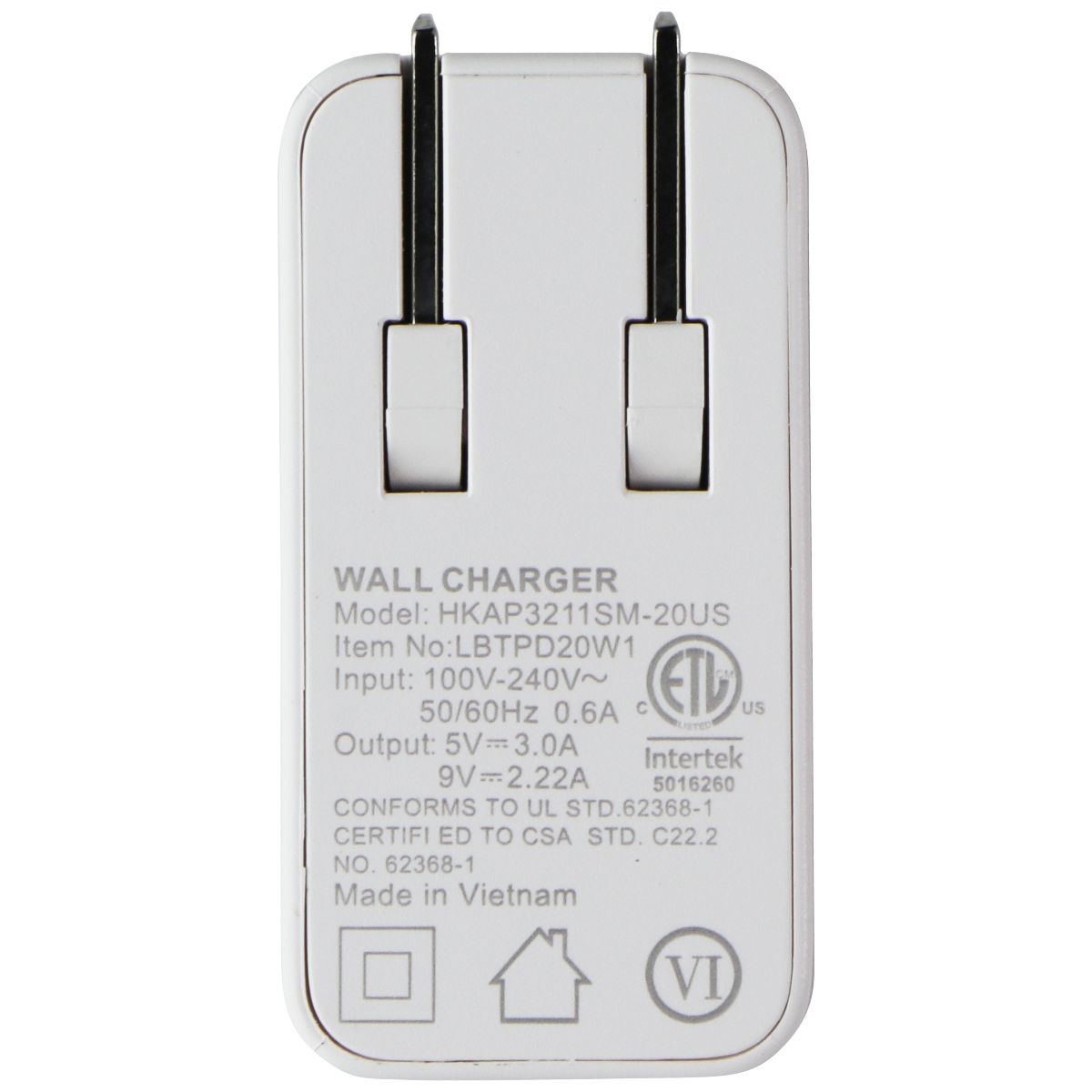 LBT (20-Watt) Ultra Fast PD Wall Charger & 5-Ft USB-C to Lightning 8-Pin Cable Cell Phone - Chargers & Cradles LBT - Simple Cell Bulk Wholesale Pricing - USA Seller