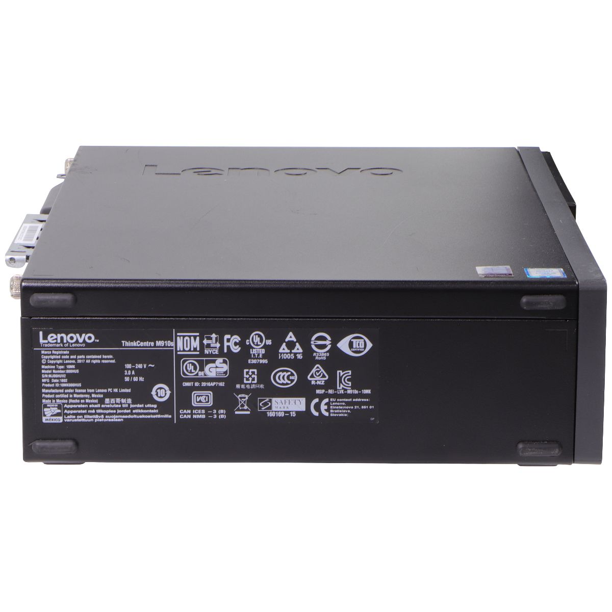 Lenovo ThinkCentre M910s SFF Intel Core i5-7500 / 256GB HDD/8GB/ 10 Home / Black PC Desktops & All-In-Ones Lenovo - Simple Cell Bulk Wholesale Pricing - USA Seller