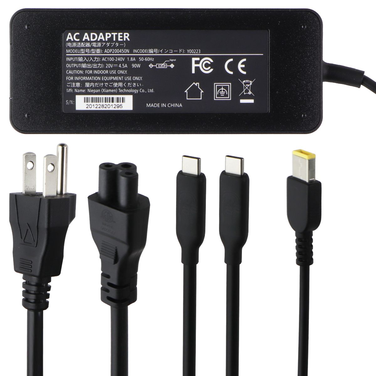 Lenovo ThinkPad USB-C Dock Gen 2 (LDC-G2) / (40AS) - Black/Orange Computer Accessories - Laptop Docking Stations Lenovo - Simple Cell Bulk Wholesale Pricing - USA Seller