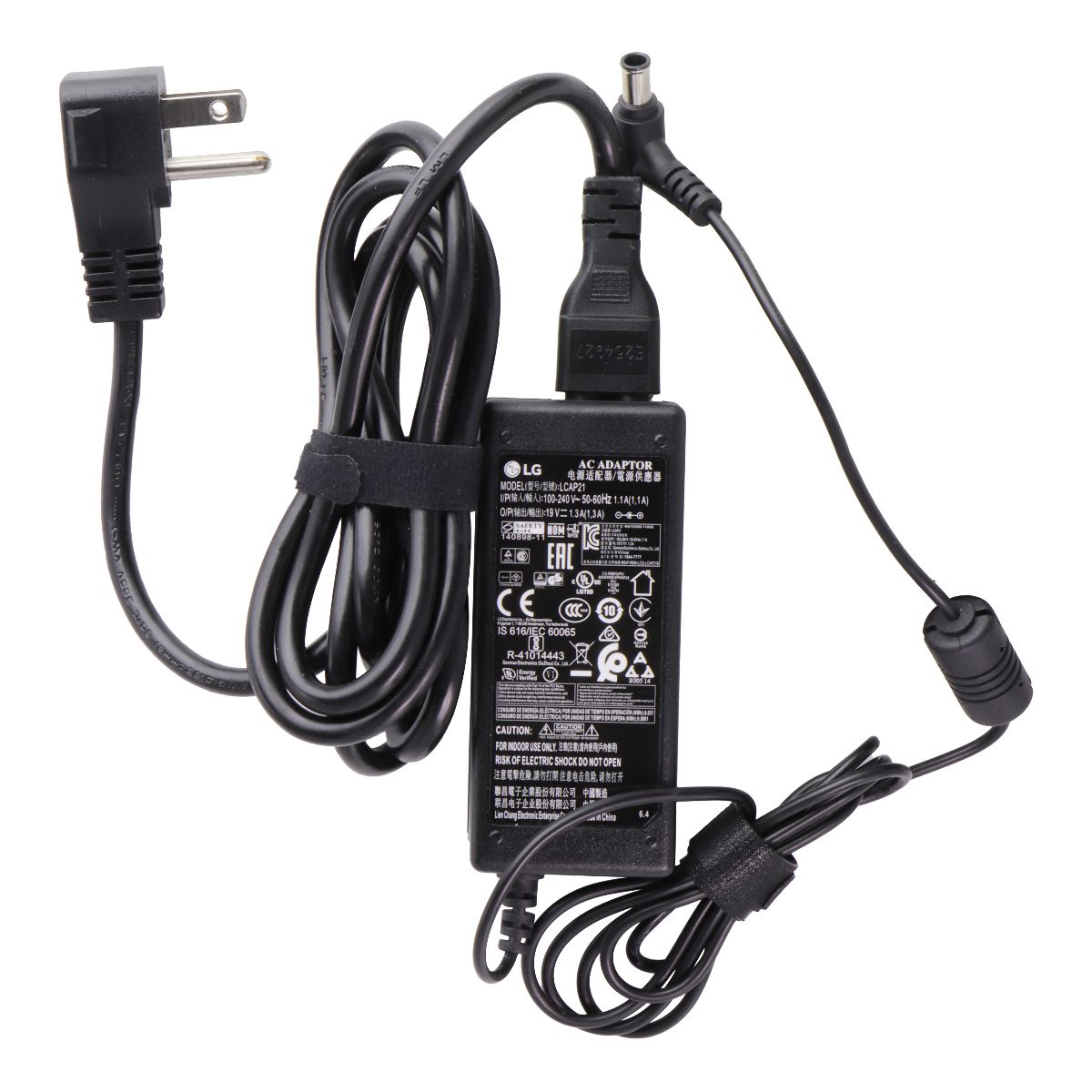 LG (19V) AC Power Adapter (LCAP21) - Black Computer/Network - Power Cables & Connectors LG - Simple Cell Bulk Wholesale Pricing - USA Seller