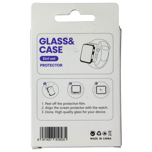 LITO S+ Glass and Case Set for Apple Watch Series SE 2/SE/6/5/4 (40mm) - Carbon Smart Watch Accessories - Smart Watch Cases LITO - Simple Cell Bulk Wholesale Pricing - USA Seller