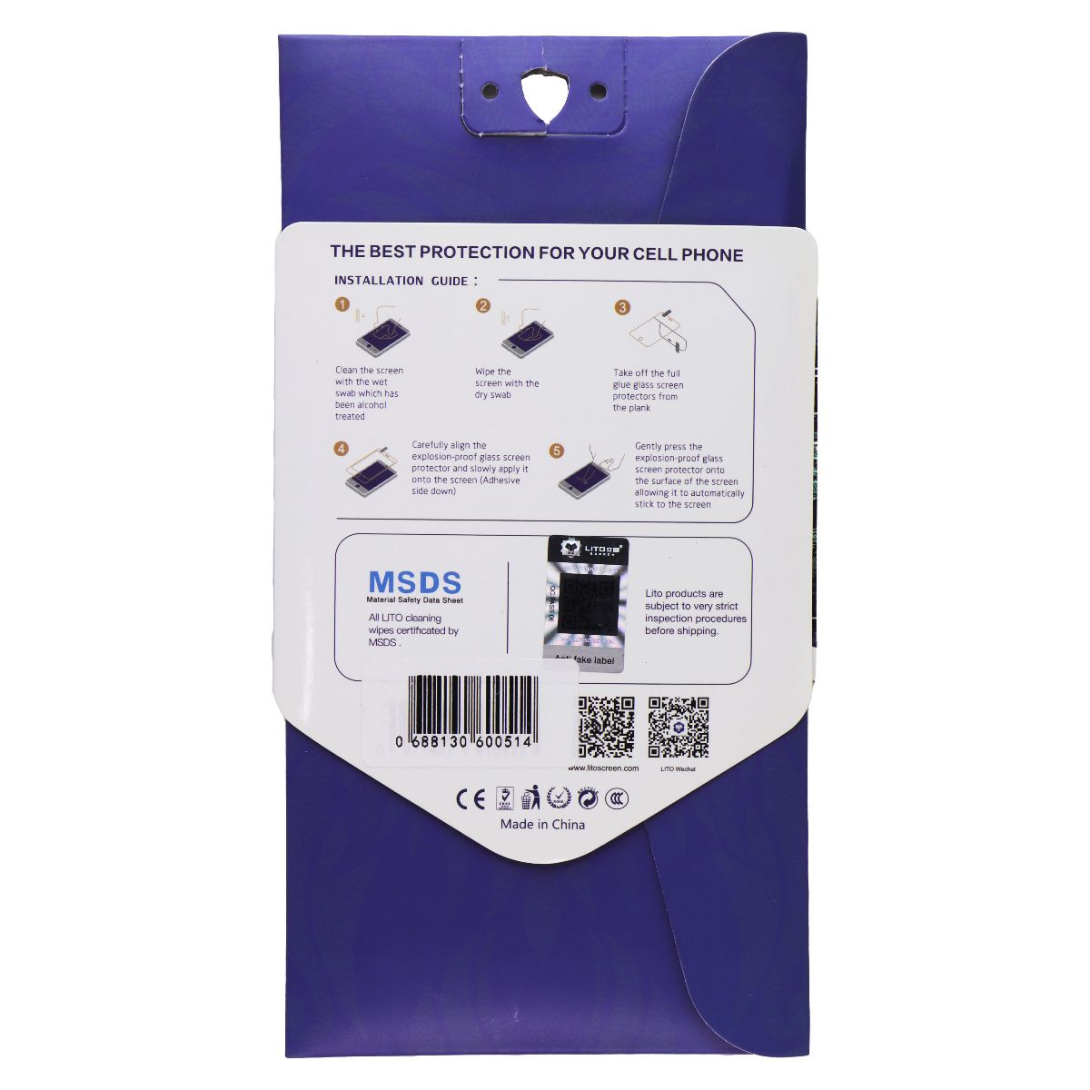 LITO 2.5D Full Glue Tempered Glass Screen Protector for Google Pixel 6 - 2 Pack Cell Phone - Screen Protectors LITO - Simple Cell Bulk Wholesale Pricing - USA Seller