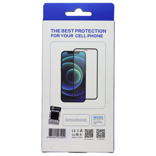 LITO D+ Full Coverage Tempered Glass for iPhone 14 Plus - Clear/Blk Edge 2 Pack Cell Phone - Screen Protectors LITO - Simple Cell Bulk Wholesale Pricing - USA Seller