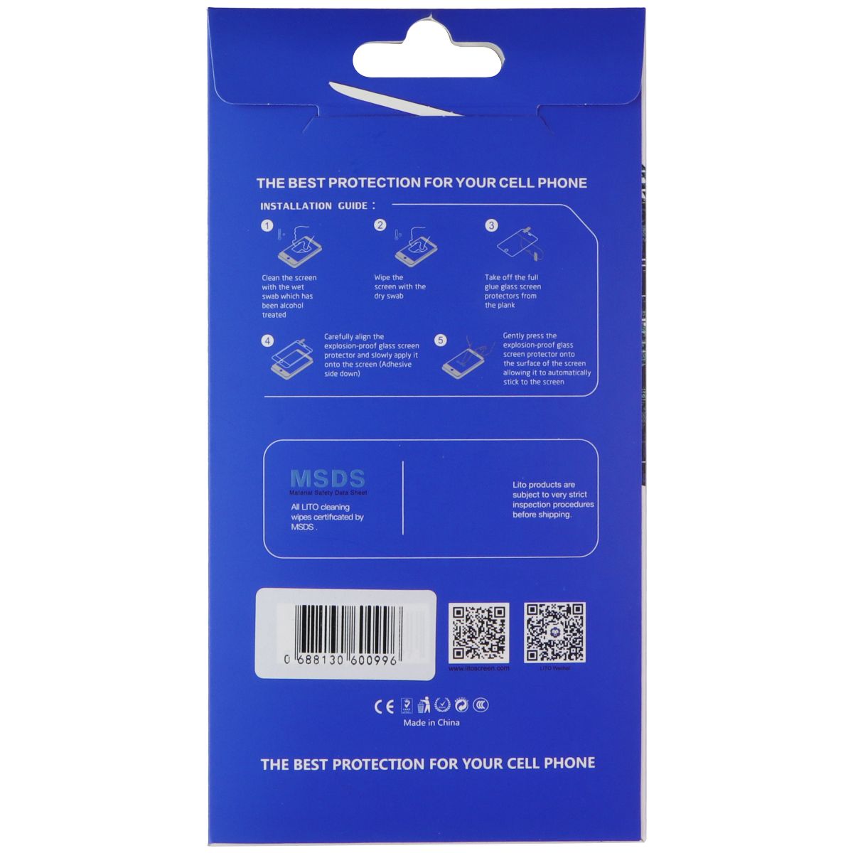 LITO 2.5D Full Glue Tempered Glass Screen Protector for Oppo A96 4G/A76 (L-1352) Cell Phone - Screen Protectors LITO - Simple Cell Bulk Wholesale Pricing - USA Seller