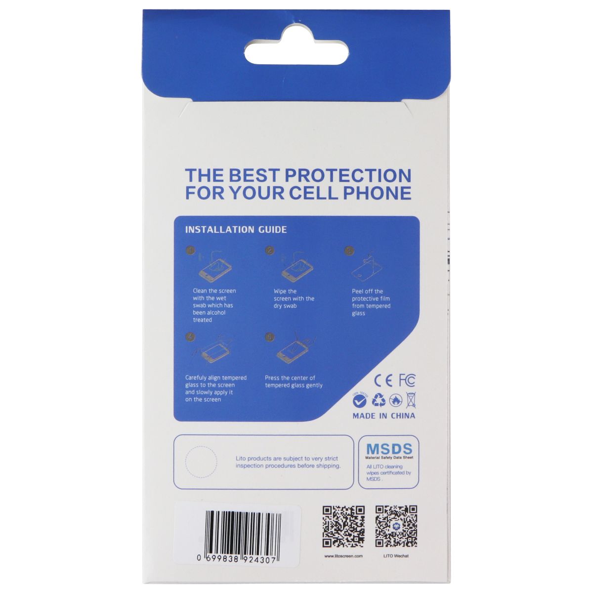 LITO 9H (.33mm) Tempered Glass Screen Protector for TCL 30 SE (L-1389) Cell Phone - Screen Protectors LITO - Simple Cell Bulk Wholesale Pricing - USA Seller