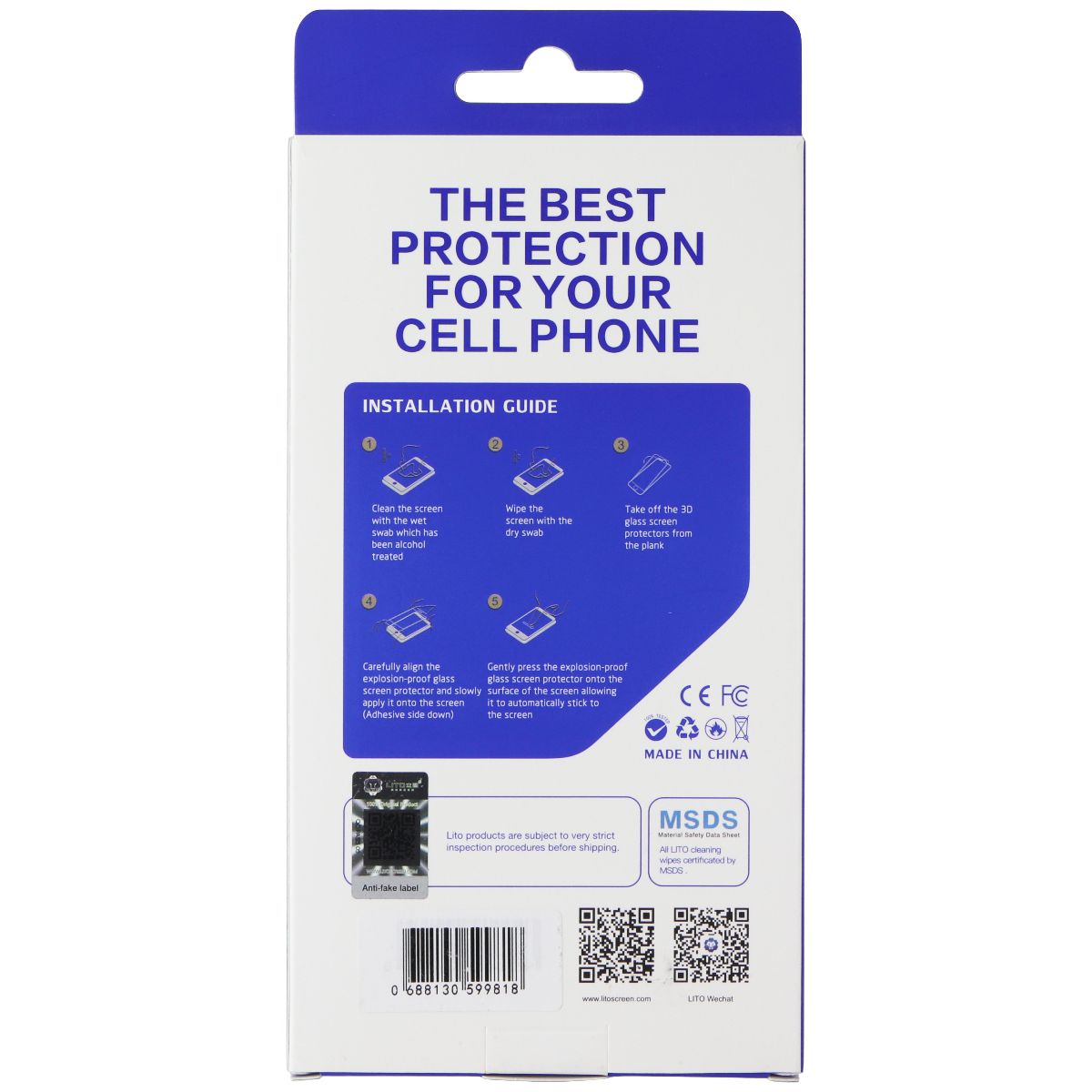 Lito 3D Full Cover Tempered Glass for Oppo Find X3 Pro Cell Phone - Screen Protectors LITO - Simple Cell Bulk Wholesale Pricing - USA Seller