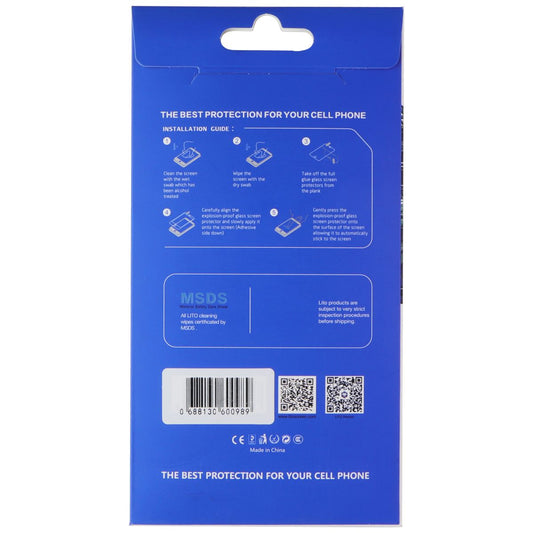 LITO 2.5D Full Glue Tempered Glass Screen Protector for Motorola Moto G51 5G Cell Phone - Screen Protectors LITO - Simple Cell Bulk Wholesale Pricing - USA Seller