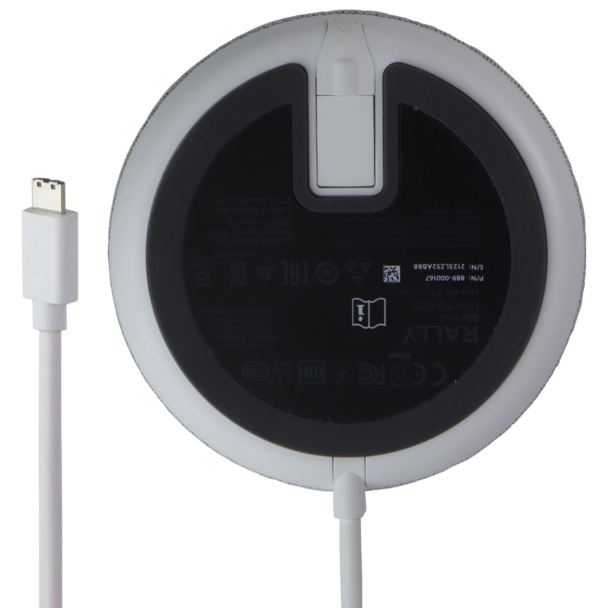 Logitech Rally Mic Pod Conference Speaker - White (V-U0049) Telecom Systems - Conference Equipment Logitech - Simple Cell Bulk Wholesale Pricing - USA Seller