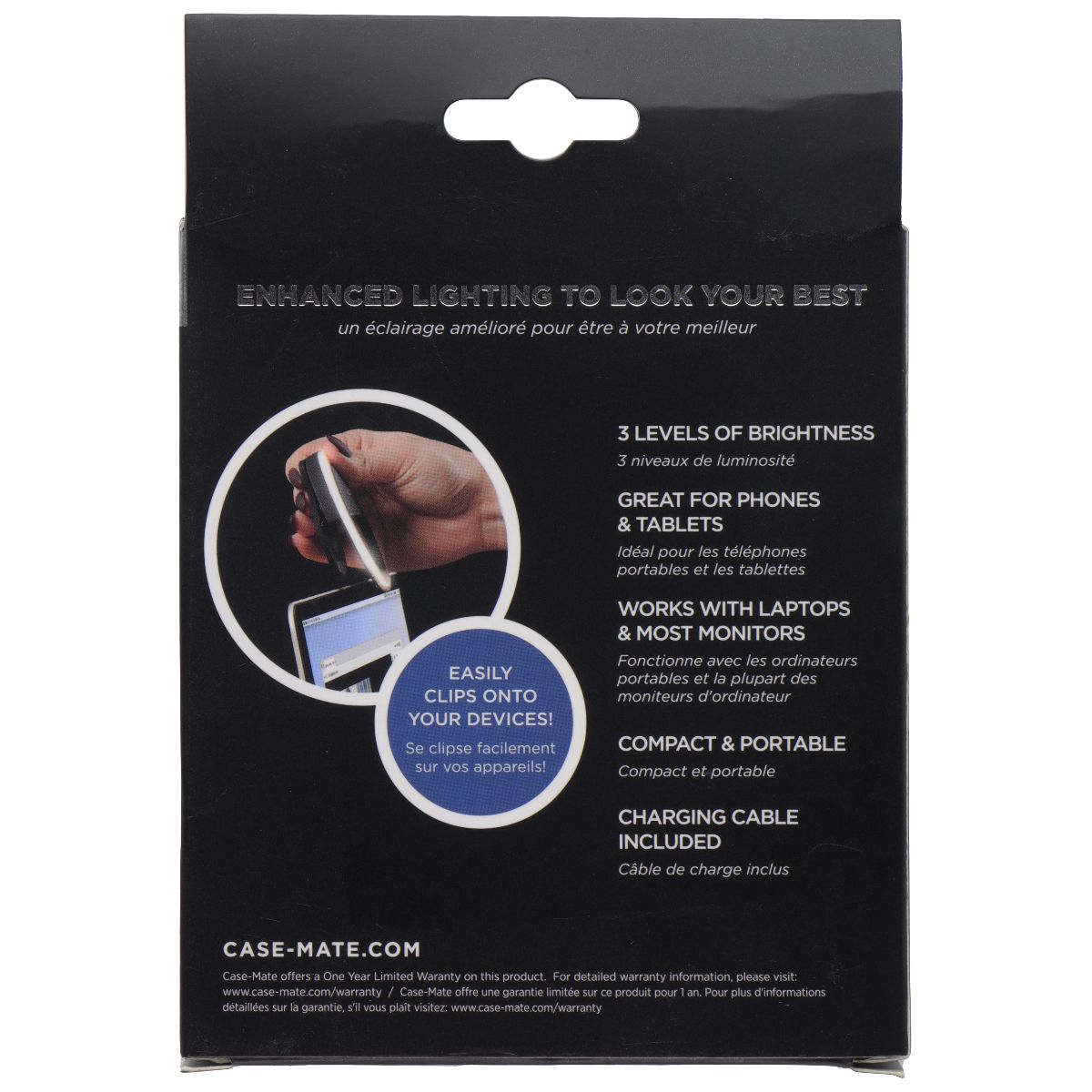 LuMee Studio Clip Light Portable and Rechargeable LED Ring Light - Gold Cell Phone - Mounts & Holders LuMee - Simple Cell Bulk Wholesale Pricing - USA Seller