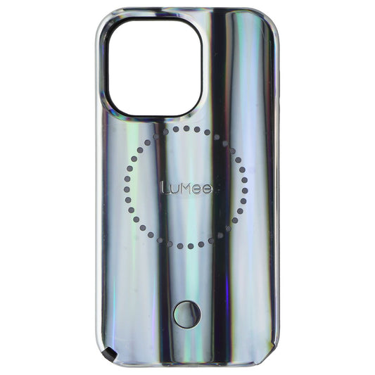LuMee Halo Lighted Case for Apple iPhone 13 Pro/13/12 Pro/12 - Silver