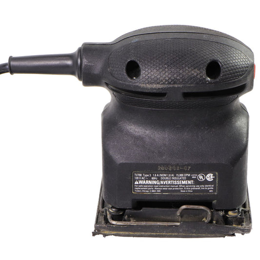 Master Mechanic 1/4 Sheet Palm Grip Sander (TV700) - Black Replacement Parts & Tools - Tools & Repair Kits Master Mechanic - Simple Cell Bulk Wholesale Pricing - USA Seller