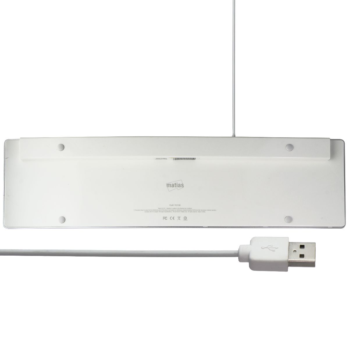 Matias FK318S USB Wired Aluminum Keyboard with Numeric Keypad and 2x USB Ports Keyboards/Mice - Keyboards & Keypads Matias - Simple Cell Bulk Wholesale Pricing - USA Seller