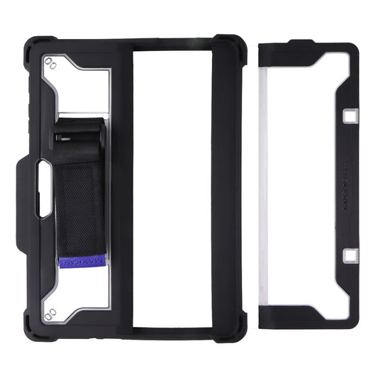 MAXCases Extreme Shell for Microsoft Surface Go 4/3/2/1 (10-inch) - Black/Clear