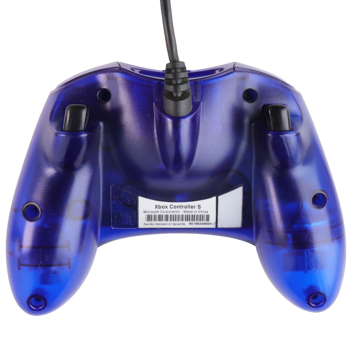 Microsoft Original Wired Xbox Controller S - Translucent Blue (X09-64241-1)
