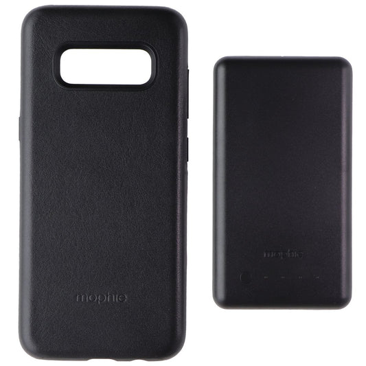 Mophie Leather Charge Force Case & Qi PowerStation mini for Galaxy S8 - Black Cell Phone - Cases, Covers & Skins Mophie - Simple Cell Bulk Wholesale Pricing - USA Seller