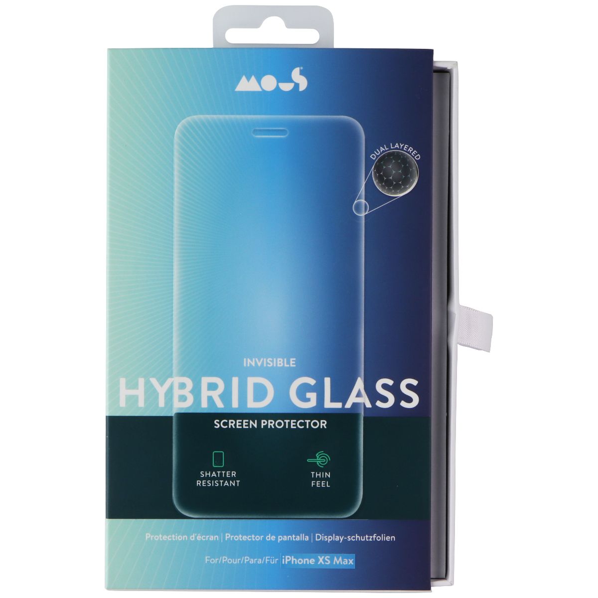 Mous Hybrid Glass Screen Protector for Apple iPhone XS Max