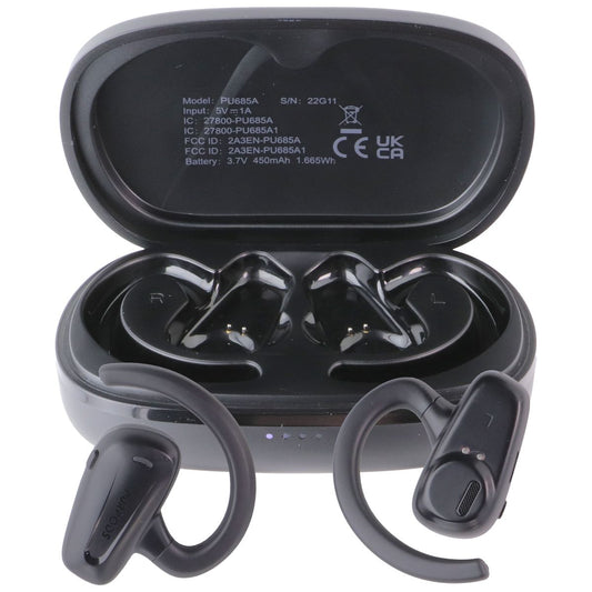 MPOW Purpods True Wireless Bluetooth Open Earbuds - Black (PU685A) Cell Phone - Headsets MPOW - Simple Cell Bulk Wholesale Pricing - USA Seller