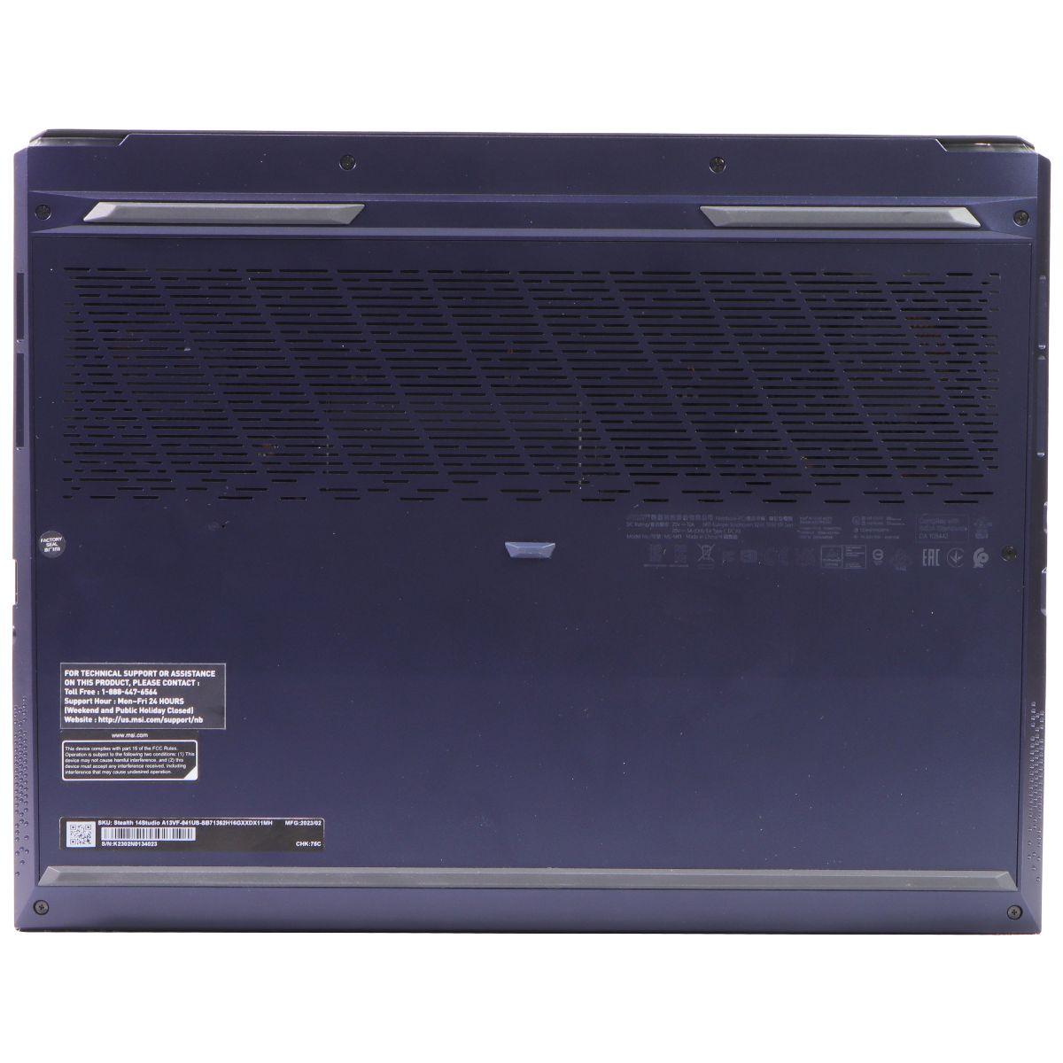 MSI Stealth 14 Studio Laptop (A13VF) i7-13620H/1TB/16GB/11 Home - Blue Laptops - PC Laptops & Netbooks MSI - Simple Cell Bulk Wholesale Pricing - USA Seller