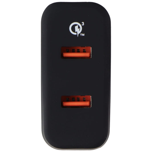 mworks! mPOWER! Dual Port USB Wall Charger (Adaptive Output) - Black