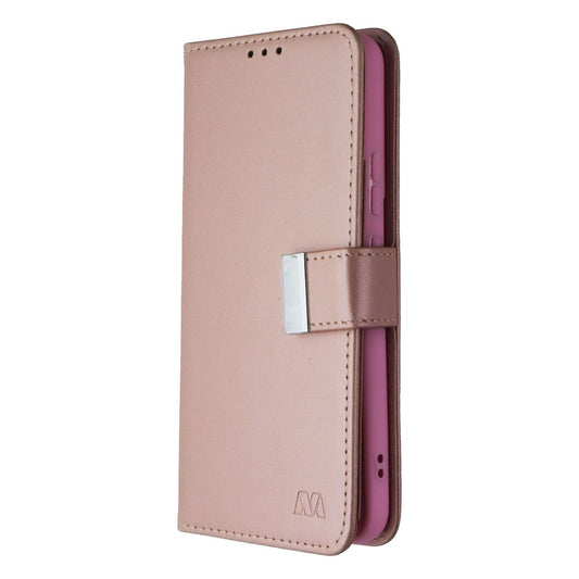 Mybat MyJacket Wallet Case for Samsung Galaxy (S22+) - Rose Gold Leather Cell Phone - Cases, Covers & Skins MyBat - Simple Cell Bulk Wholesale Pricing - USA Seller