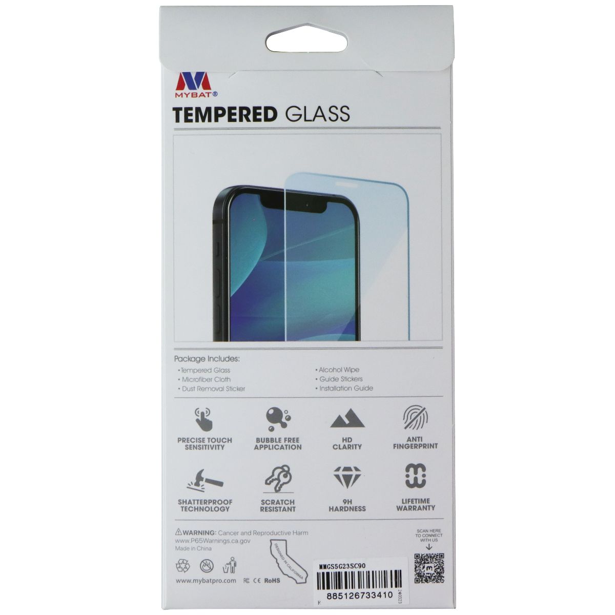 Mybat Tempered Glass Screen Protector for Motorola Moto G Stylus 5G (2023) Cell Phone - Screen Protectors MyBat - Simple Cell Bulk Wholesale Pricing - USA Seller
