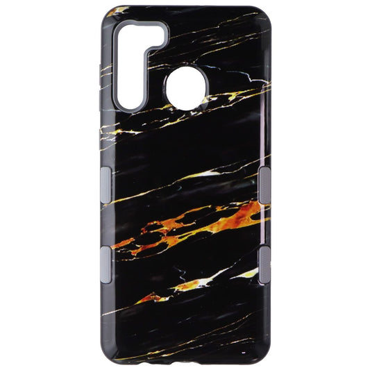 MyBat Premium Anti-Drop Case for Samsung Galaxy A21 - Black/Gold Marble Cell Phone - Cases, Covers & Skins MyBat - Simple Cell Bulk Wholesale Pricing - USA Seller