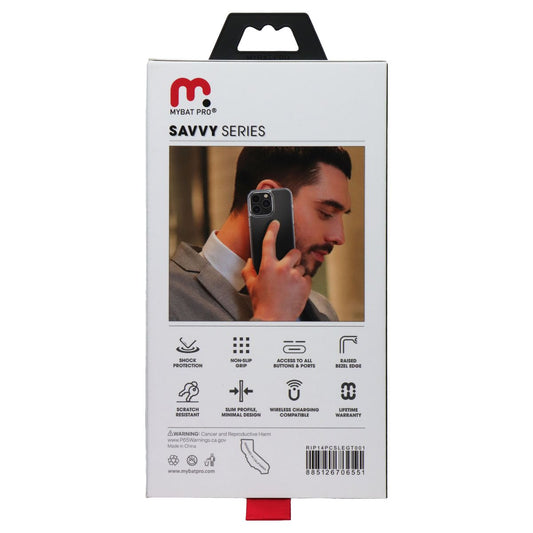 Mybat Pro Savvy Series Slim Protective Case for Apple iPhone 14 Pro - Clear Cell Phone - Cases, Covers & Skins MyBat Pro - Simple Cell Bulk Wholesale Pricing - USA Seller