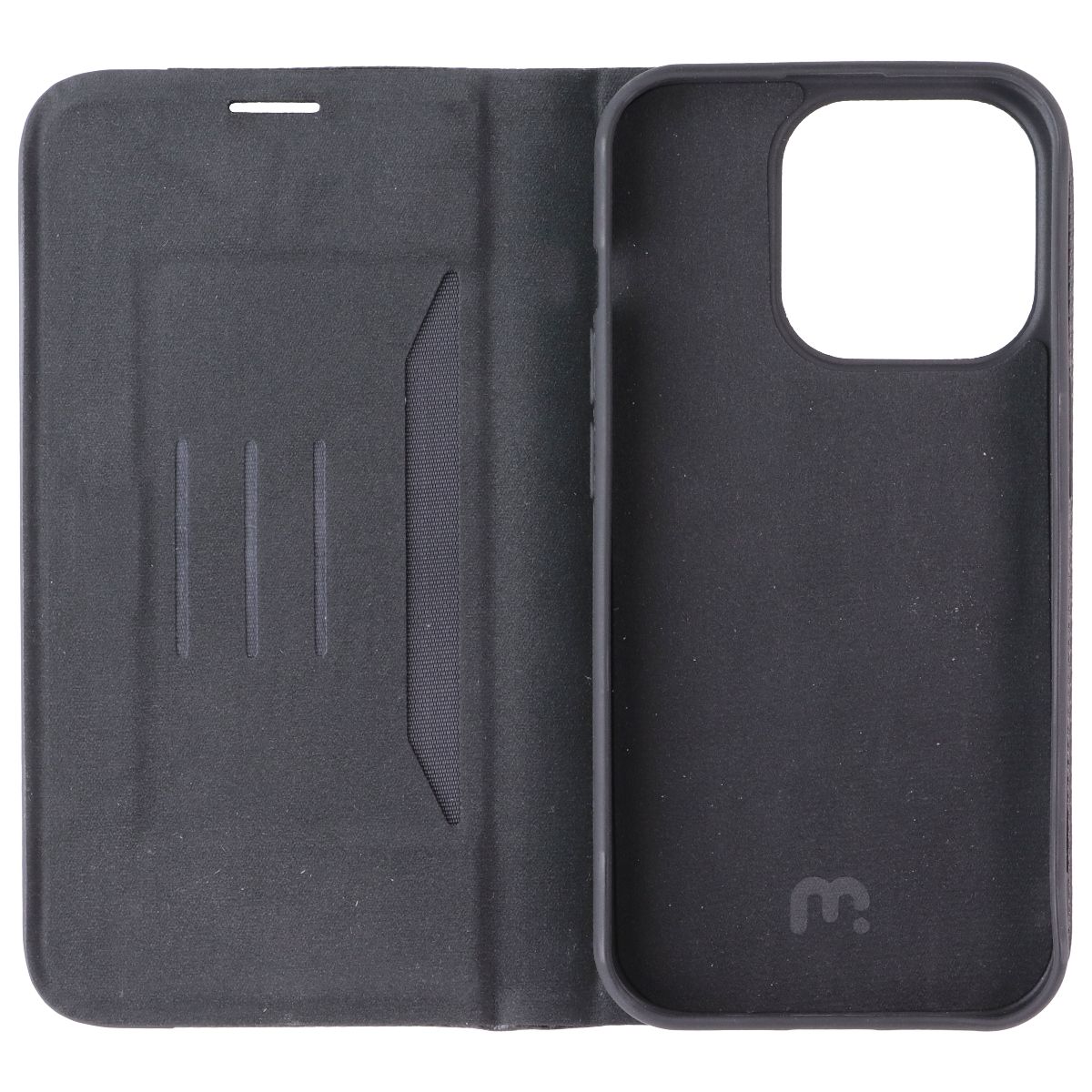 MyBat Pro Executive Series Flip Wallet Case for Apple iPhone 15 Pro - Black