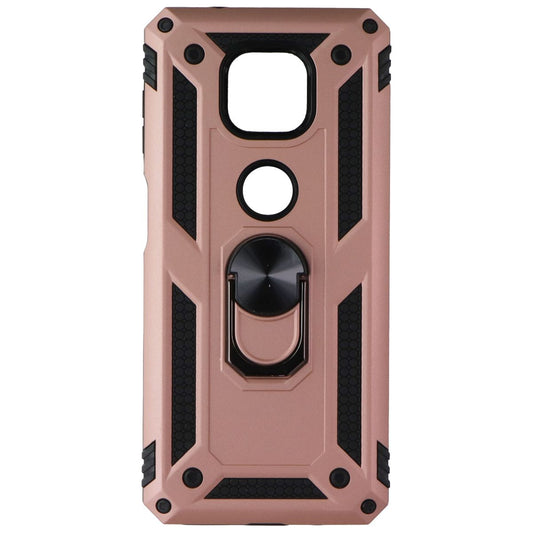 MyBat PopTop Series Ring Stand Case for Motorola Moto E (2020) - Rose Gold
