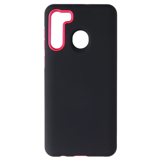 MyBat Fuse Hybrid Series Case for Samsung Galaxy A21 - Black / Pink Cell Phone - Cases, Covers & Skins MyBat - Simple Cell Bulk Wholesale Pricing - USA Seller